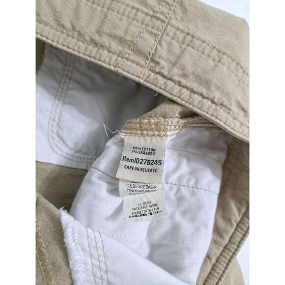 LL Bean Cargo Trail Roll Up Leg Pants Womens Size 4 Favorite Fit Hiking Stretch - Picture 6 of 11